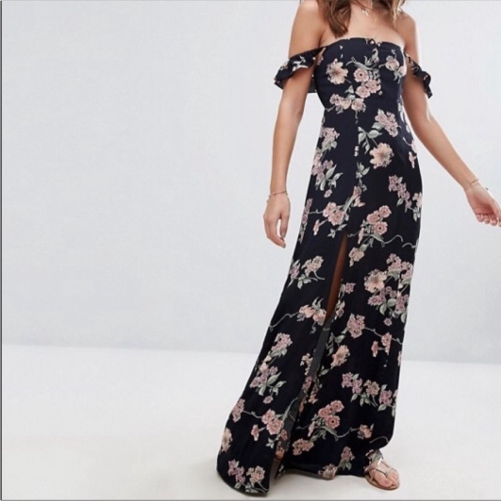 FLYNN SKYE BARDOT MAXI DRESS
